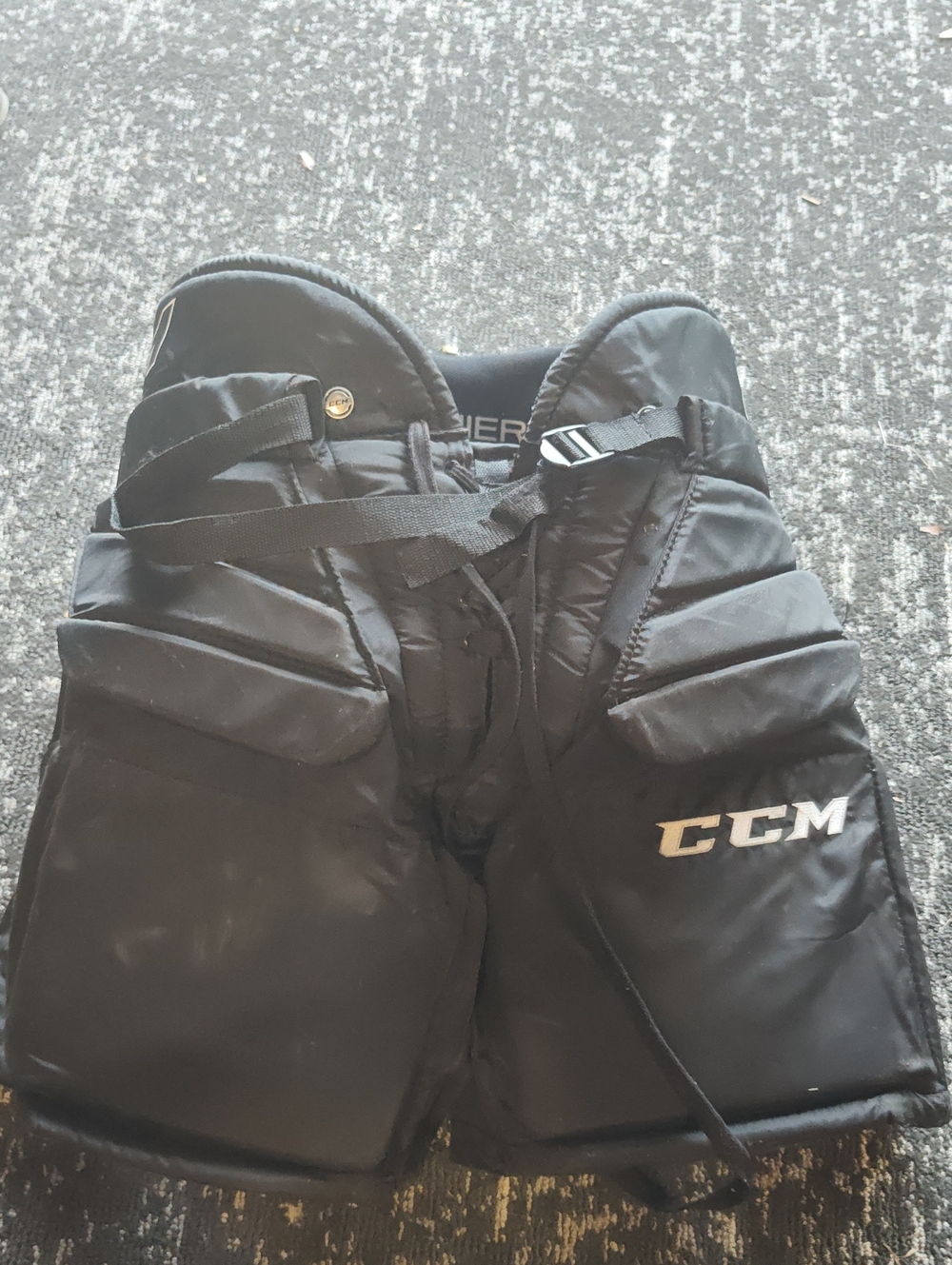 CCM Black Padded Ice Hockey Pants Senior